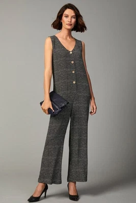 $34.69 • Buy Grace Hill Sleeveless Jumpsuit Womens Clothing  JumpSuits