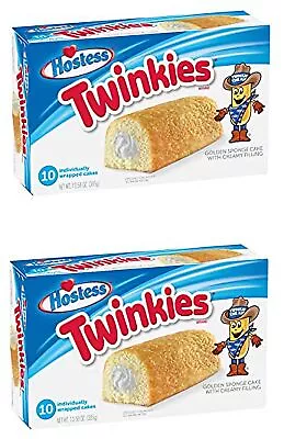 Hostess Twinkies | 13.58 Ounce Box | 10 Count | Pack Of 2 (20 Total Twinkies) • $19.99