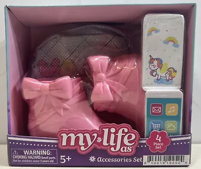 My Life As Vacay Travel Accessories Set 4 Pieces For 18  Doll NEW • $8.99