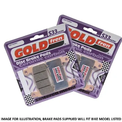 Kawasaki Z 1000 SX ABS 2015 Goldfren S33 Front Brake Pad Set • £24.50