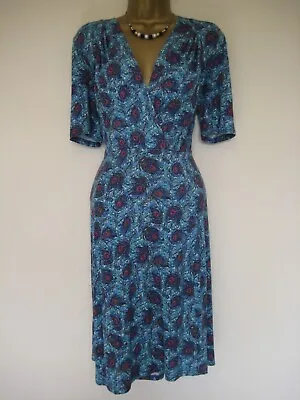 £24.99 • Buy BRORA Peahen Patterned Dress Size 14