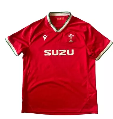 Wales Rugby Union Home Shirt -xl Extra Large Men Isuzu Pre Loved • £16.99