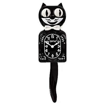 CLASSIC BLACK KIT CAT CLOCK 15.5  Original Full Sized Kit-Cat Klock Clock • $59.99