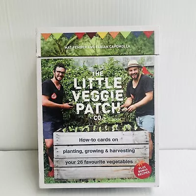 The Little Veggie Patch Co How To Cards On Planting Growing & Harvesting Recipes • $19.99