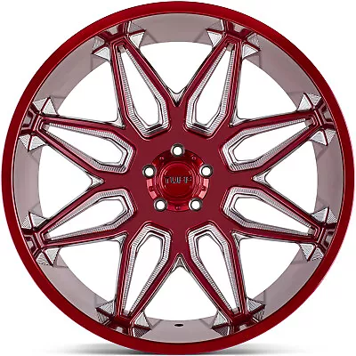 2 Wheels 22  Tuff A.T. T3B 22x12 5x127 Red -45ET 71.5CB (2212T3B-55127R71) • $768.99