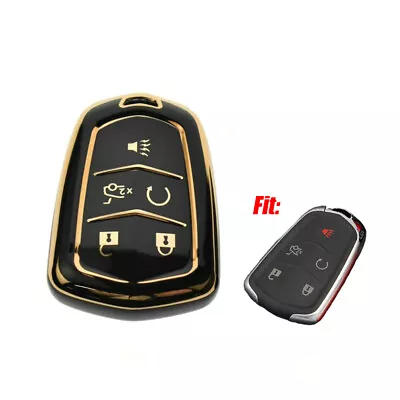 For Cadillac XT5 XTS ATS CT6 XT4 XT6 TPU Remote Key Fob Cover Case Holder Shell • $6.99