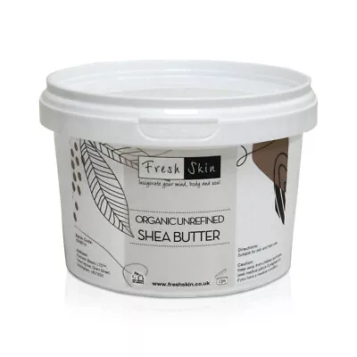 500g Shea Butter Organic - Unrefined Cold Pressed 100% Pure Raw & Natural • £6.40