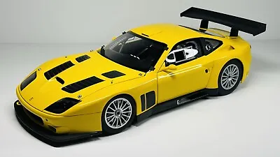 Kyosho 1/18 Ferrari 575 GTC Yellow Diecast Very Rare New In Box • £150