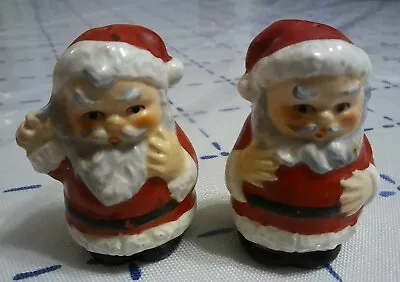 $24.95 • Buy Vintage Goebel Hummel Santa Salt / Pepper Shakers  Porcelain Germany LG Bee In V