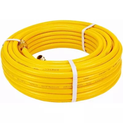 100ft Flex Gas Line 1/2'' Gas Pipe Kit CSST Gas Line With 2 Male Fittings • $99.99