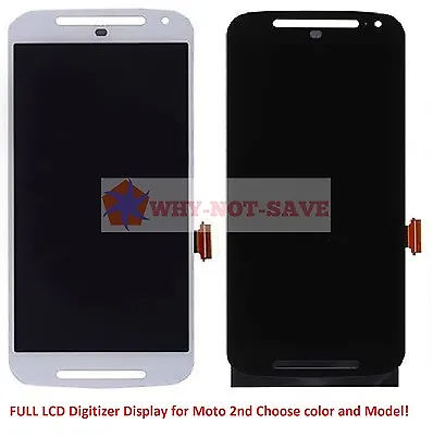 Full LCD Glass Screen Digitizer Display Replacement Part For Motorola Moto G2 • $44.09