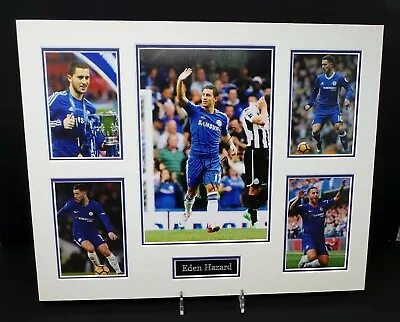 Eden HAZARD Signed & Mounted Chelsea FC Photo 20x16 Display AFTAL RD COA • £124.99