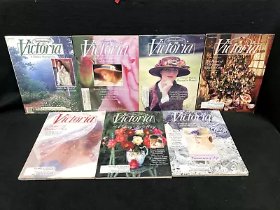 Victoria Magazine Lot Of 7 1988-1992 • $69.99