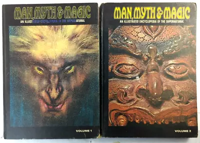 Man Myth Magic An Illustrated Encyclopedia Of The Supernatural Volume 1 & 2 • $16.24