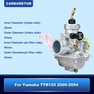 Motorcycle Carburetor Carb Fit For Yamaha TZR125 1987-1992 DT125 1987-1988 US • $17.99