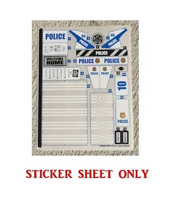 LEGO 60141 - Town: City: Police - Police Station - STICKER SHEET • $128.40