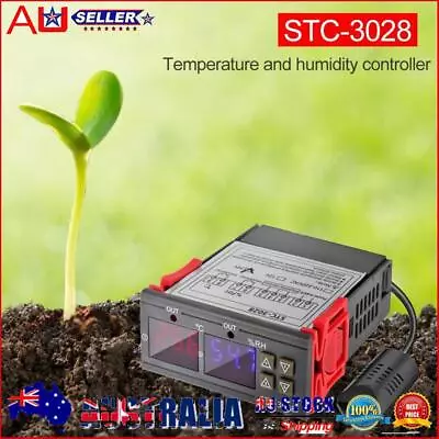 NEW STC-3028 Smart Digital Thermometer Hygrometer Incubator Temperature Instrume • $20.88