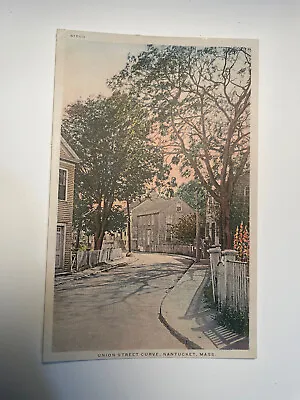 Nantucket. -Union Street Curve -Vintage -unposted • $8.99