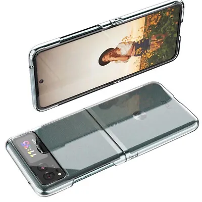 For Motorola Moto Razr 40 Crystal Clear Glossy DIY Hard Case Back Shell Cover • $3.98