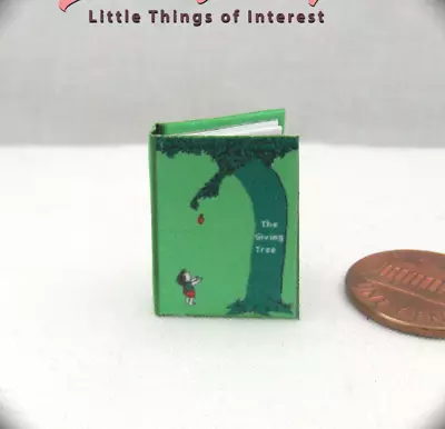 THE GIVING TREE 1:12 Scale Miniature Readable Illustrated Book • $7.92