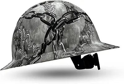 $69.30 • Buy Full Brim Vented Hard Hat Osha Construction Work Approved Safety Helmet,Chain Ga