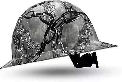 $69.30 • Buy Full Brim Vented Hard Hat Osha Construction Work Approved Safety Helmet,Chain Ga
