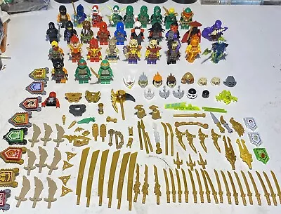 LEGO HUGE LOT Ninjago Nexo Knights Exo Force Chima TMNT  Rare Lot Discontinued  • $33