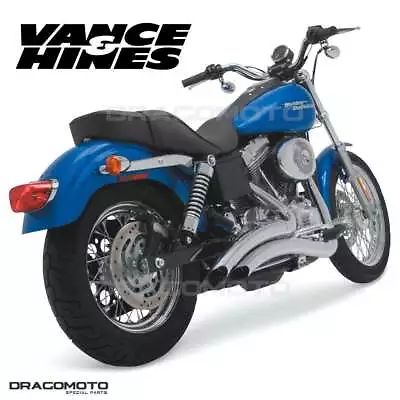 Harley FXDWGI 1450 EFI Dyna Wide Glide 2004-2005 26007 Full Exhaust Vance&Hin... • $875.62