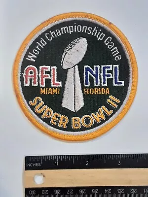 Afl Nfl Super Bowl Ii World Championship Game Miami Patch • $6.99