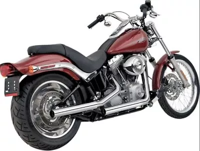 Vance & Hines 2000-2006 Softail Straightshots Chrome Slip On Mufflers 16821 • $319