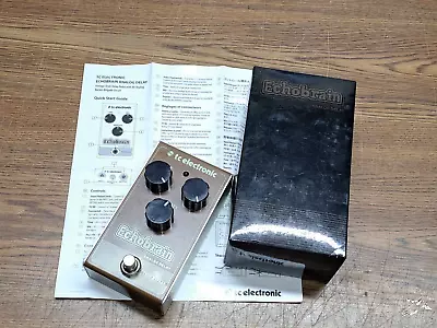 TC Electronic Echobrain Analog Delay Guitar Effect Foot Pedal W/box • $40