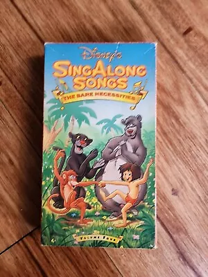 Disney’s Sing Along Songs The Bare Necessities VHS Video • $9.99