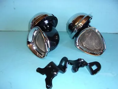 1933 1934 Ford Horn Set W/ Mount Brackets And Bolts Coupe Sedan Roadster • $1011.37