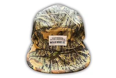 BIRTH OF HEROES 5 Panel Hat Supreme Cap Camo Camp Floral Snapback Woodland • $19.99