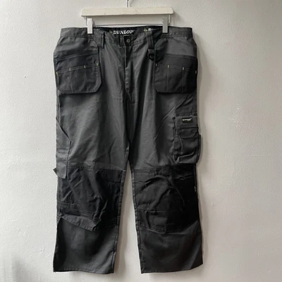 £19.99 • Buy Dunlop Mens On Site Trousers Zip Fly Work Bottoms Pockets W42 L32