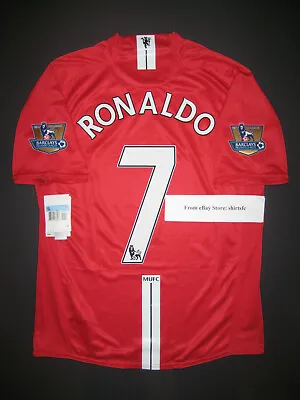 New 2007-2009 Nike Manchester United Cristiano Ronaldo Jersey Shirt Kit • $899.99