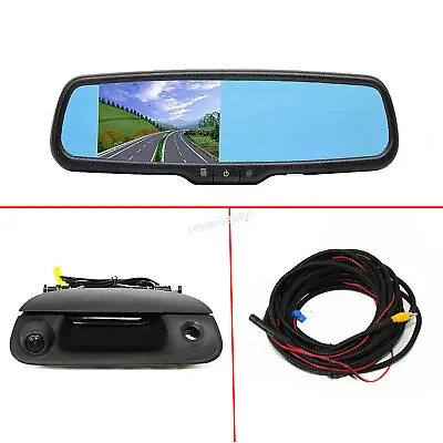 4.3  LCD Monitor&Tailgate Handle Backup Camera For Ford F150 F250 F350 F450 F550 • $124.99