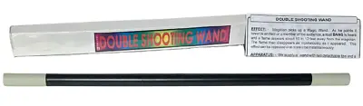 Metal DOUBLE SHOOTING FLASH BANG WAND Clown Magic Trick Stage Magician Fire Prop • $26.99