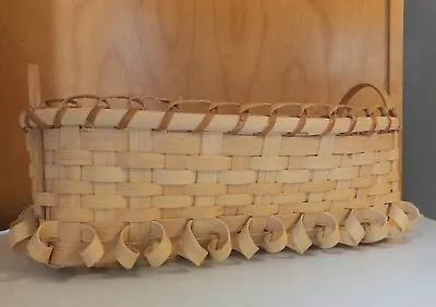 Beautiful Handwoven Maine Passamaquoddy Native American Basket *Intricate *MINT • $95