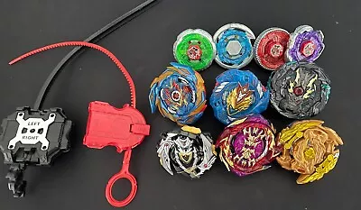 Beyblade Burst - Metal Fusion Lot Of 10 Beys - Two Launchers • $30