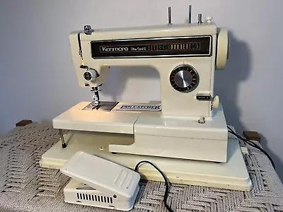 🍊Vintage Kenmore Ultra-Stitch 12 Sewing Machine W/ Original Pedal & Case! • $90