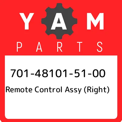 701-48101-51-00 Yamaha Remote Control Assy (right) 701481015100 New Genuine OEM • $425.17