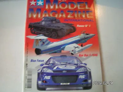 **a 2002 Tamiya Model Magazine #64 Ford Focus WRC / 1934 Le PzKpfw I Ausf A • £6.16