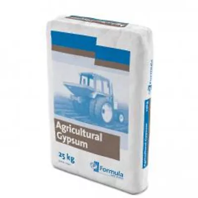 25kg Agricultural Gypsum Soil Enhancer. Garden Fertilizer • £18.95