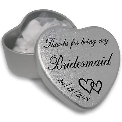 Luxury Personalised Wedding Gifts For Guests Keepsake And Momento Special Day • £3.47