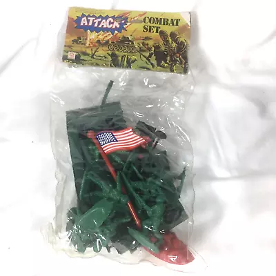 Vintage 70s Kositoy Plastic Army Combat Set Gun Solders Tank Jeep Flag Hong Kong • $28.99