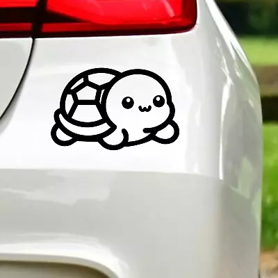 Baby Turtle Tortoise Sticker Car Camper Van Caravan Funny Novelty Vinyl Decal • £3.49