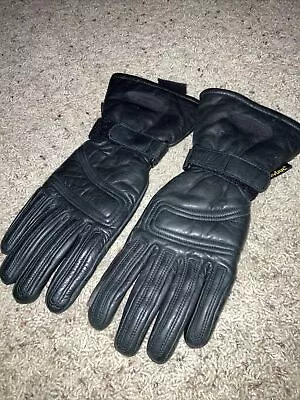 Harley Davidson FXRG Thermolite Leather Gauntlet Motorcycle Gloves Women Hipora • $15.97