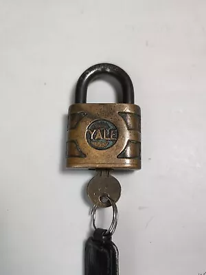 Yale  Brass Super Pin Padlock With Yale Key • $27.99