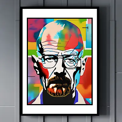 BREAKING BAD Heisenberg Walter White Wall Art Print Poster A3 A4 Warhol Style HD • $12.62